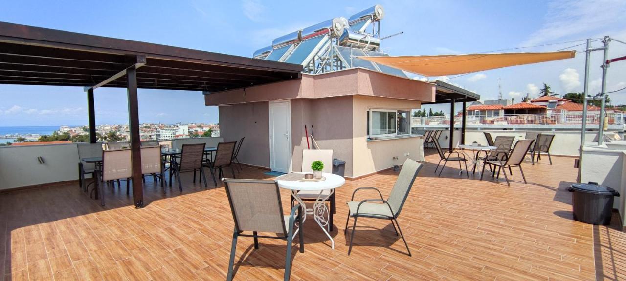Sea Star Apartments Kallikratia Nea Kallikrateia Kültér fotó