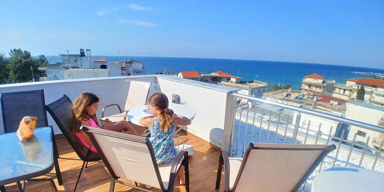 Sea Star Apartments Kallikratia Nea Kallikrateia Kültér fotó